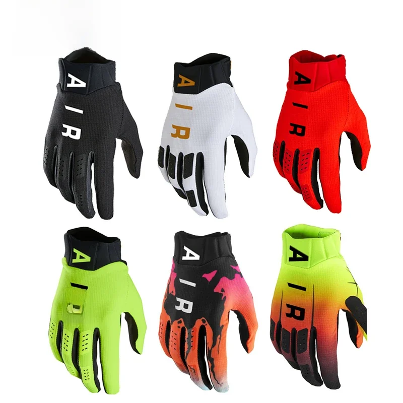 AliExpress NONE AIR 6 Colors Men Motorcycle Gloves Touch Screen Mountain Bike Mtb Gloves Full Finger Motocross Racing Protective Gloves