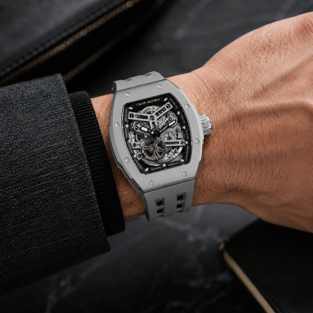 TSAR BOMBA Luxury Customizable - Luxury Watch Rubber Strap review and price