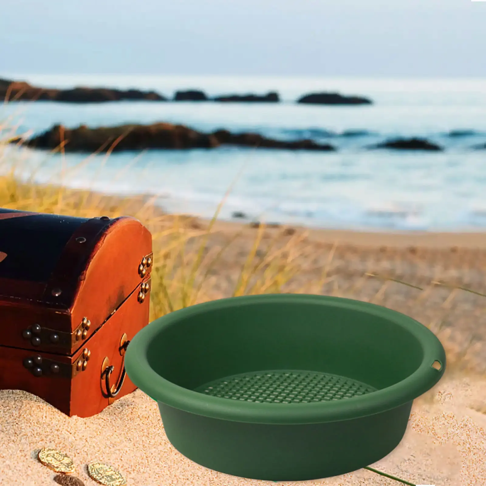 Portable Garden Sieve Soil Strainer Sifter for Particle & Rock Filtering - Efficient Garden Tool