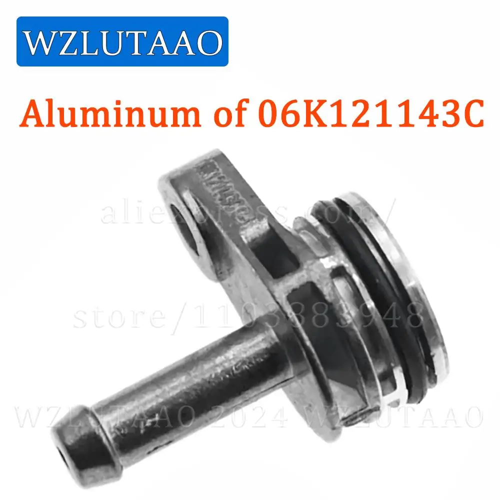 1/2/5/10X Coolant Hose Flange 06K121143 06K121143A 06K121143B 06K121143C For Audi A1 A3 A4 Q3 Q5 VW Beetle Jetta Golf CC Tiguan