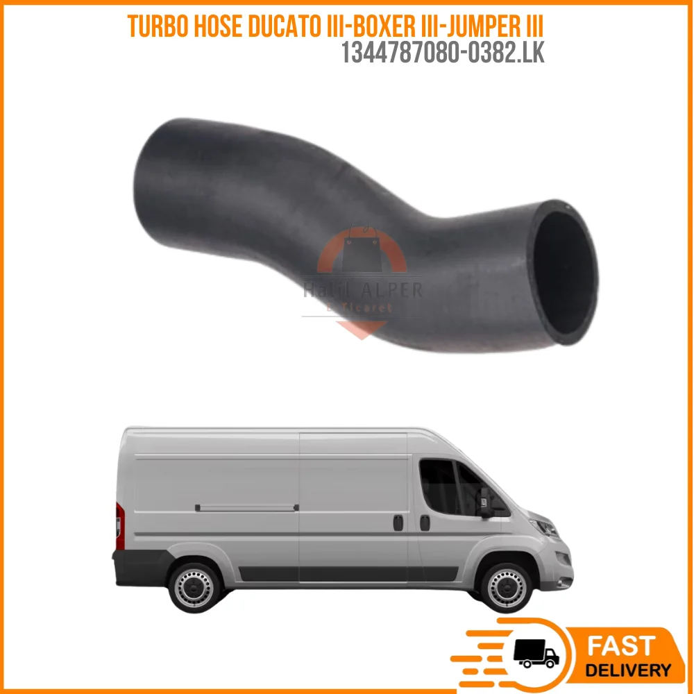 

FOR TURBO HOSE (EXCLUDING PLASTIC PART) DUCATO III-BOXER III-JUMPER III 2.2JTD 110-120HP/ 3.0JTD 13444787080-0382.LK SUPER QUA