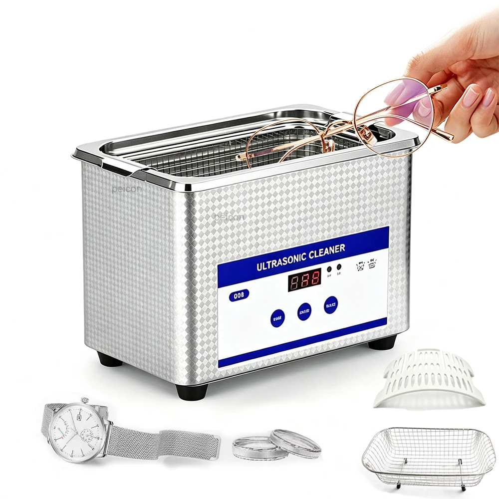 40-kHz-Ultraschallreiniger mit Hochfrequenz-Digitaltimer für Brillen, Uhren, Ringe, Metallteile und Motorteile