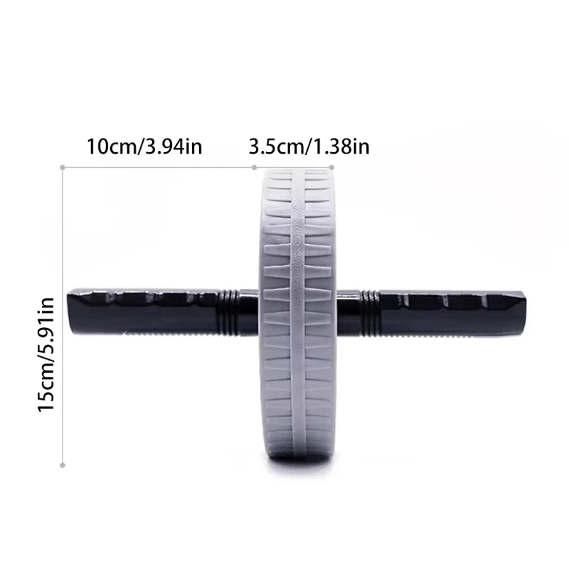 Rouleau d'entraînement abdominal silencieux domestique, roue d'exercice abdominale pour l'entraînement, la musculation, la taill
