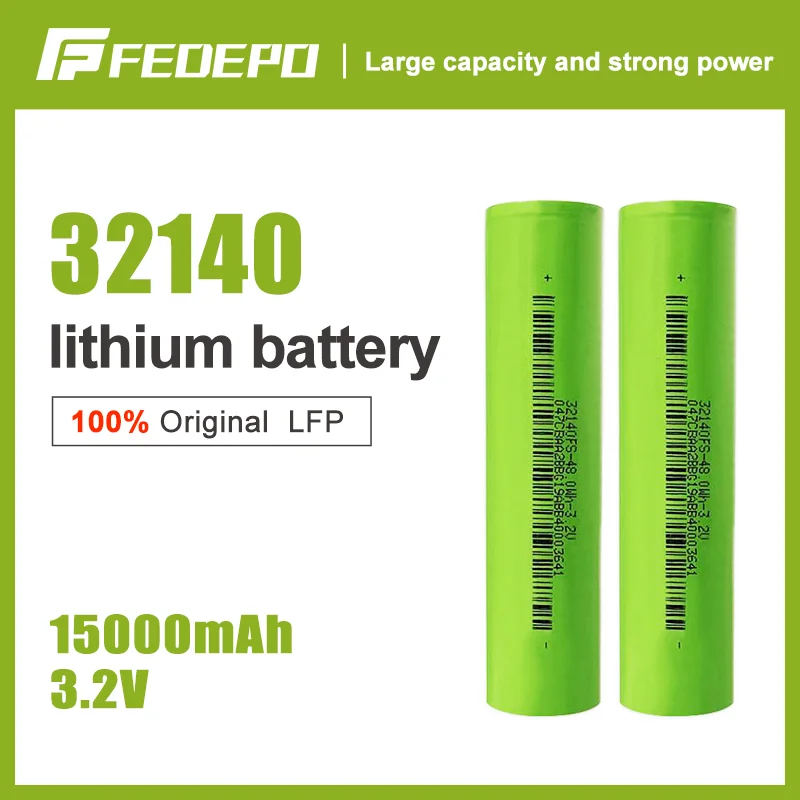 Lifepo4 3.2v 15ah Rechageable Battery 32140 Lithium Battery Cell battery pack Electric two/three wheeler Vehicle Batteries