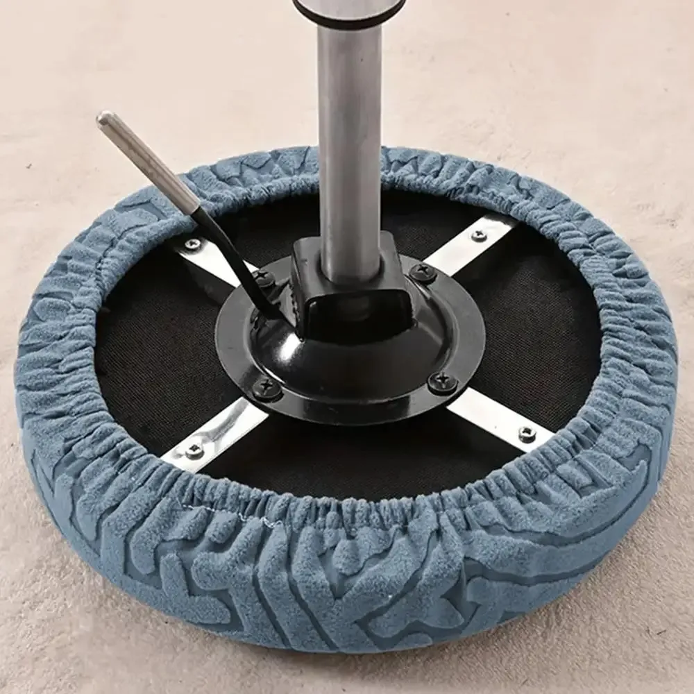 1 قطعة S غطاء كرسي دوار الغبار وسادة غطاء البراز المستديرة مفيدة المنسوجات المنزلية مرونة ديكور المنزل غطاء كرسي مقاومة للاهتراء #6