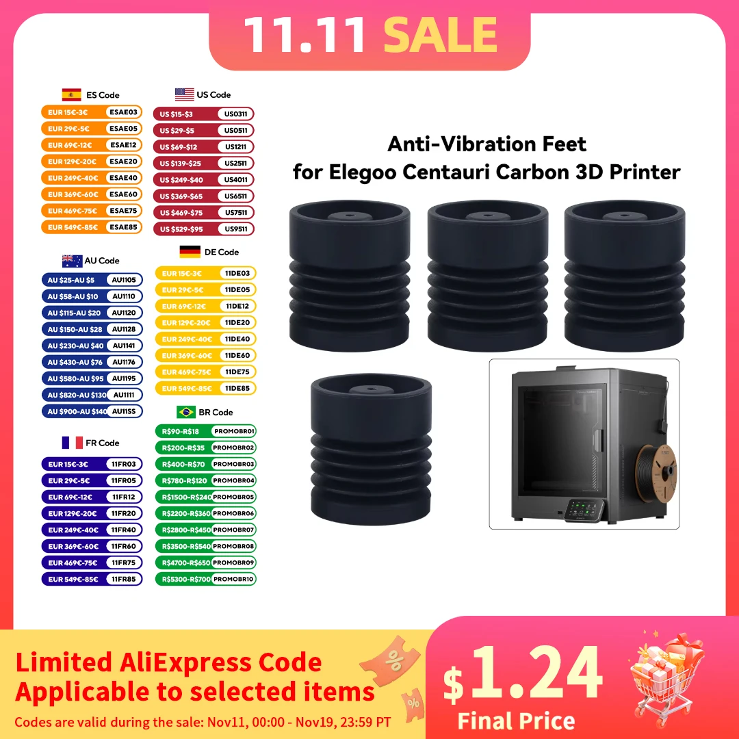 yZ[zElegoo Centauri J[{ 3D v^[phU 4 ̏_炩e͂̂鑫 3D v^[i