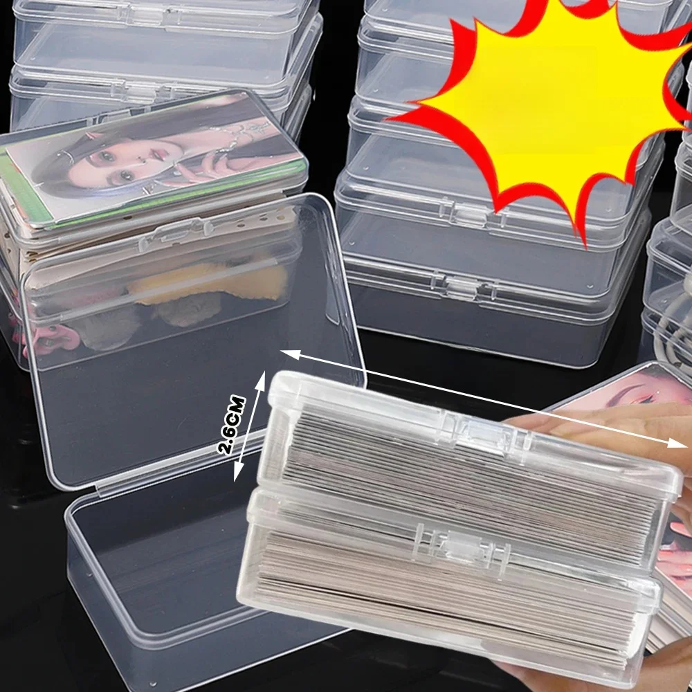 10/3Pcs Transparente Kunststoff Boxen Spielkarten Container Lagerung Fall Verpackung Poker Spiel Karte Box Brettspiele Karte veranstalter