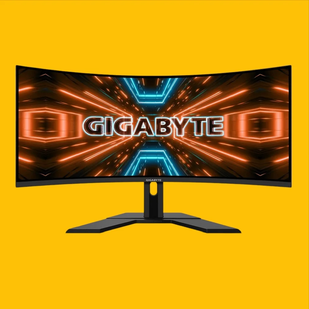 Gigabite 34 Inch Gaming Monitor G34WQC A HDR 21:9 Ultra-Wide WQHD Curve 144Hz