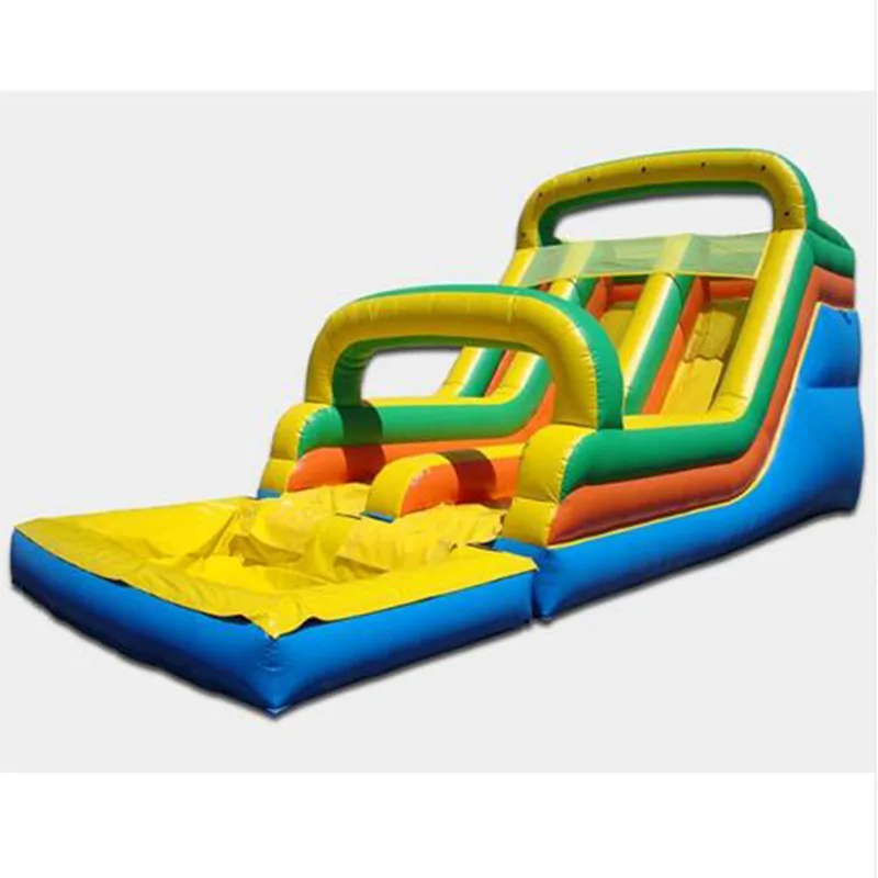 Inflatable Trampoline Indoor and Outdoor Inflatable Slide Factory Price Inflatable children's amusement slide with pool