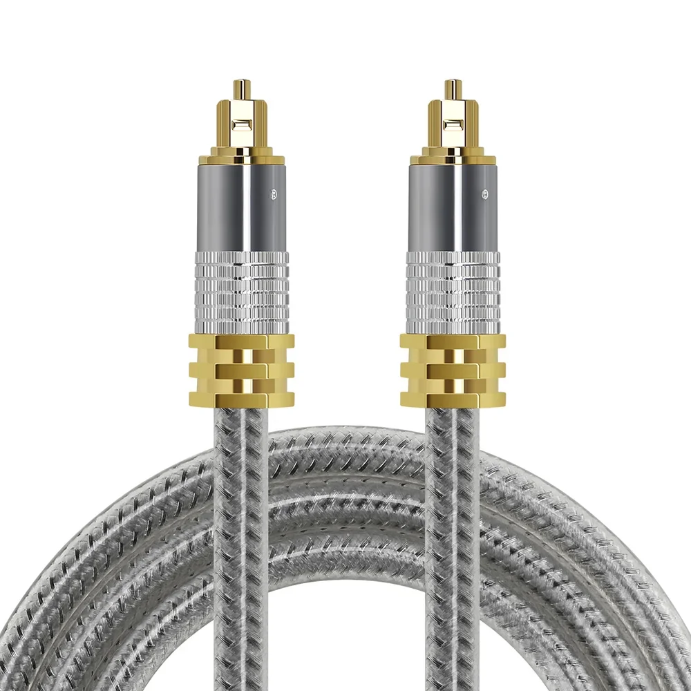 Cyfrowy optyczny kabel Audio pleciony 5.1 optyczny przewód SPDIF Toslink do paska dźwiękowego, telewizora, PS4, Xbox, Samsung — zdjęcie produktu 7