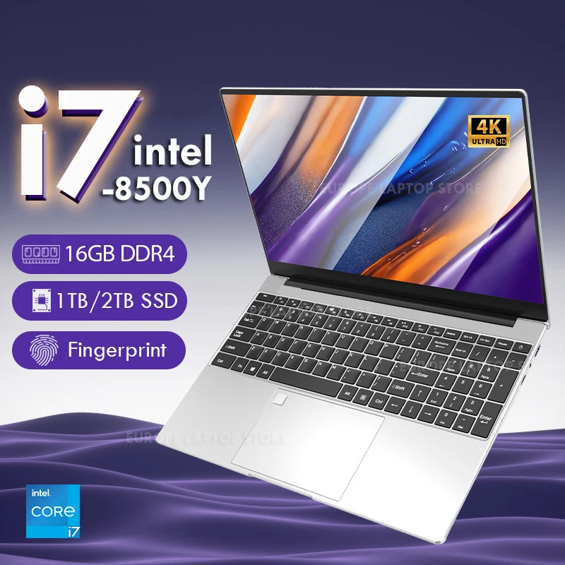 Windows 11 Pro Laptop Computer Intel Core i7 8500Y 15.6