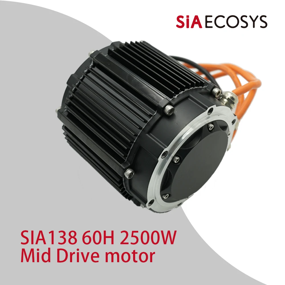 QS138 QS MOTOR 138 2500W 72V 60H Max 4500RPM Hall PMSM Mid drive Motor for Electric Dirty Scooter Electric Motorcycle