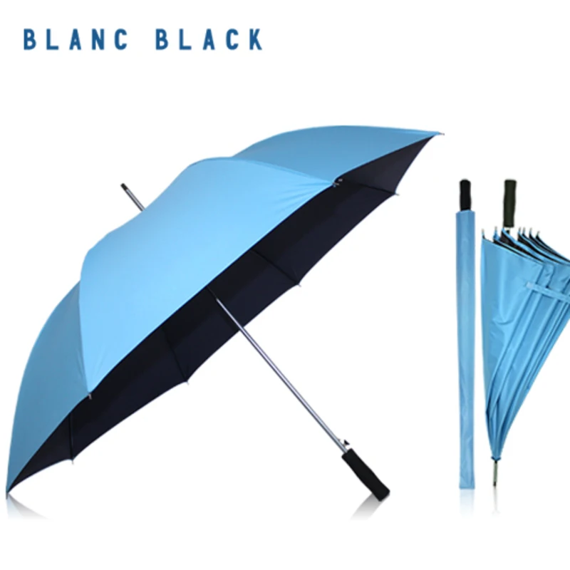 [99% UV Blocks] Blanc Black 75 Grey Nium Black Golf umbrella