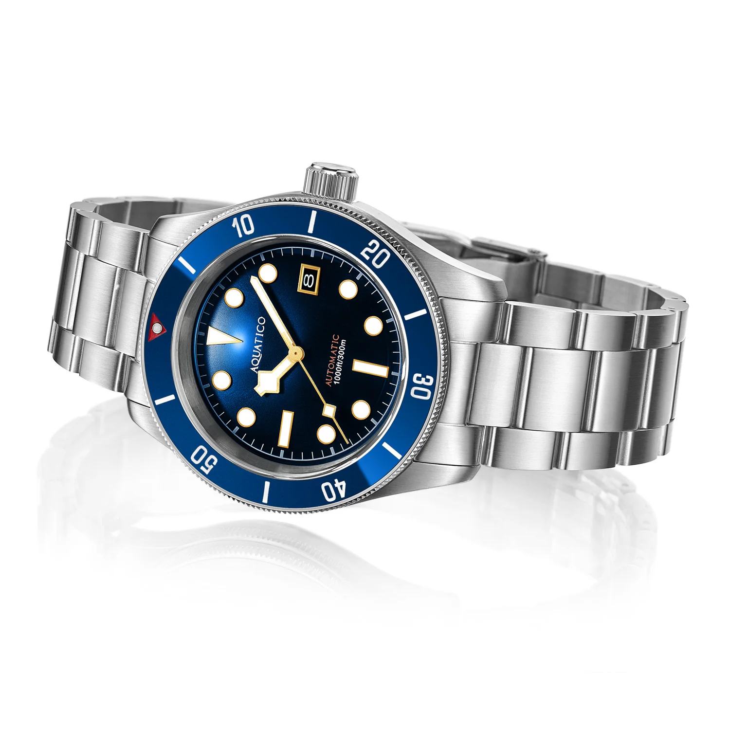 Aquatico Sea Star Blue Dial Ceramic Bezel (NH35 DATE)