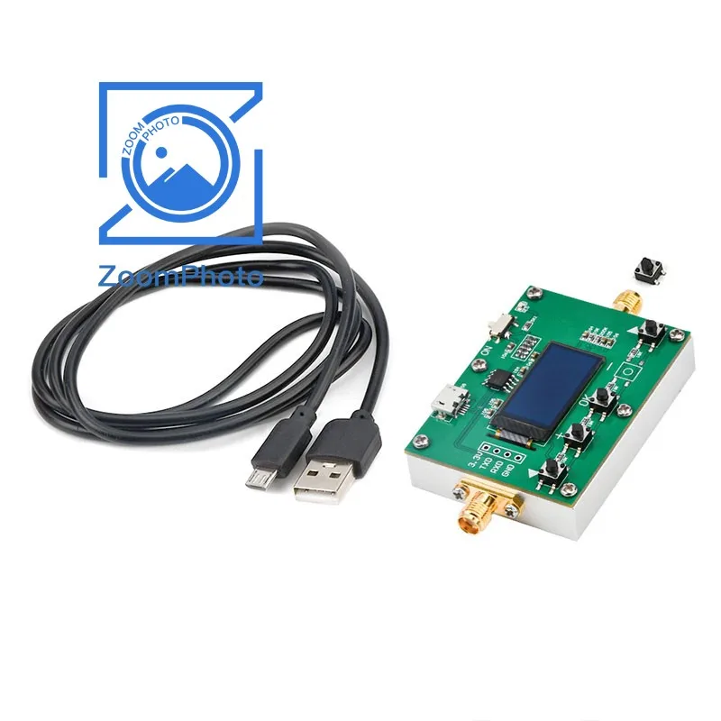 DC5V LF-6G 0-31.75dB Adjustable RF Signal Attenuator Module 0.25dB Step OLED Display with SMA Female Connector