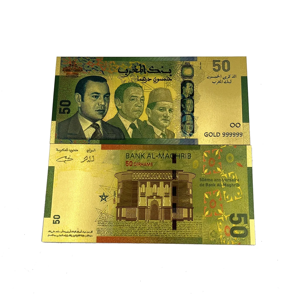 أوراق نقدية من رقائق الذهب لجمع الأوراق النقدية ، 9 أنواع ، هدية الأعمال #6