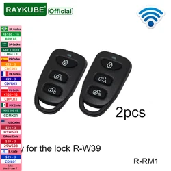 RAYKUpunR-RM1 2pcs télécommande sans fil prédire travailler avec notre R-W39 de verrouillage électrique