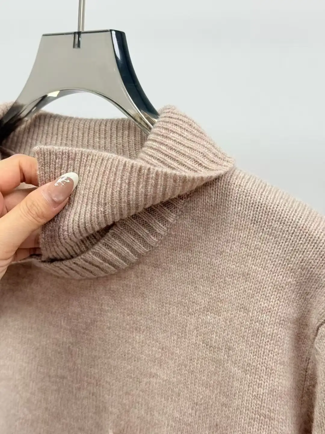 ياقة دائرية أنيقة مع سترة صغيرة متماسكة بياقة مقلوبة #3