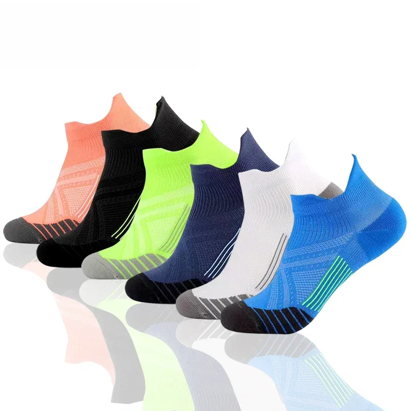 1/3/5 paires hommes femmes chaussettes sport Compression course protecteur cheville Protection haute pression élastique bateau cheville chaussettes courtes