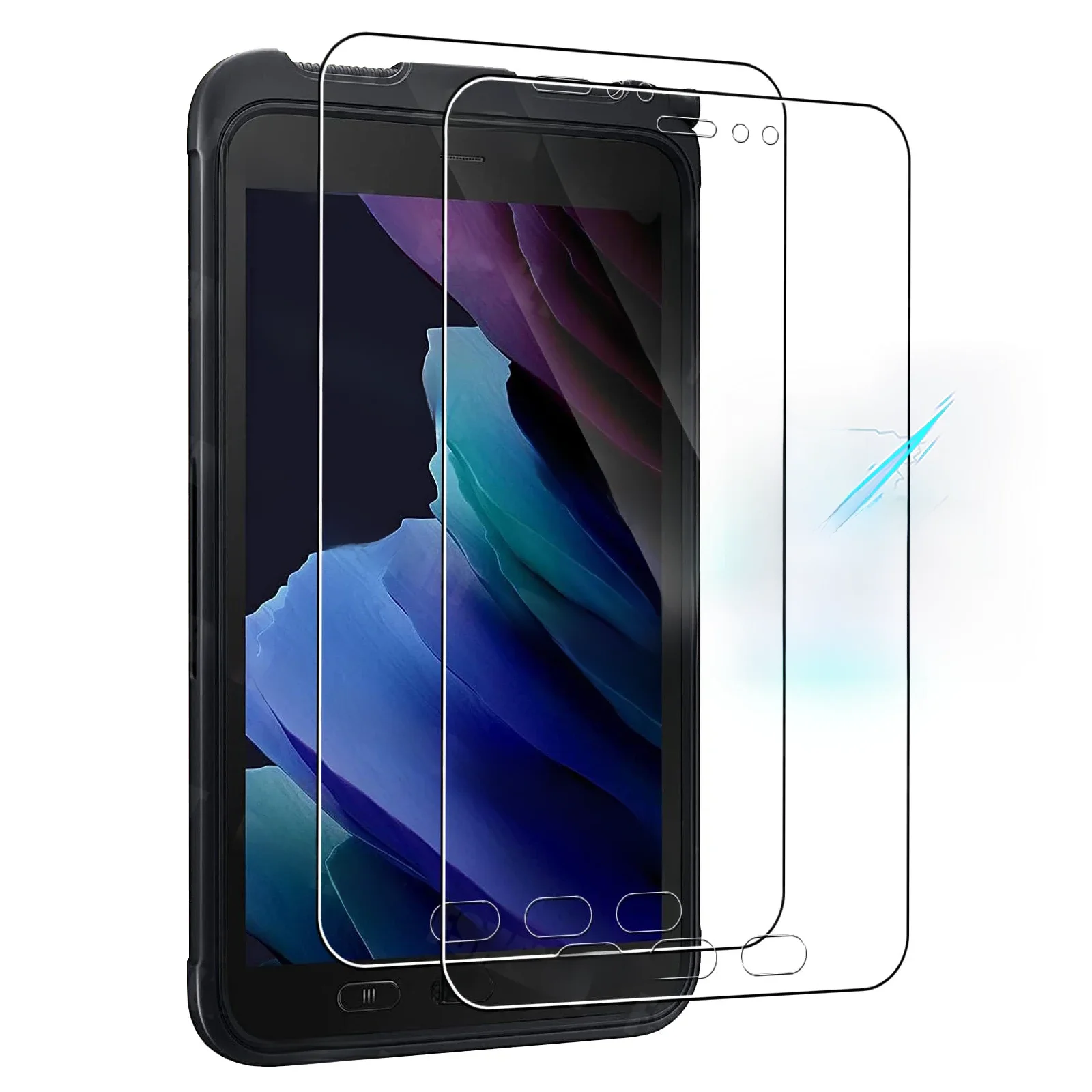Ochraniacz ekranu do Samsung Galaxy Tab Active 3 (8 cali) 2020 HD 9H twardość folia ze szkła hartowanego do Active3 SM-T570/T575/T577 — zdjęcie produktu 7