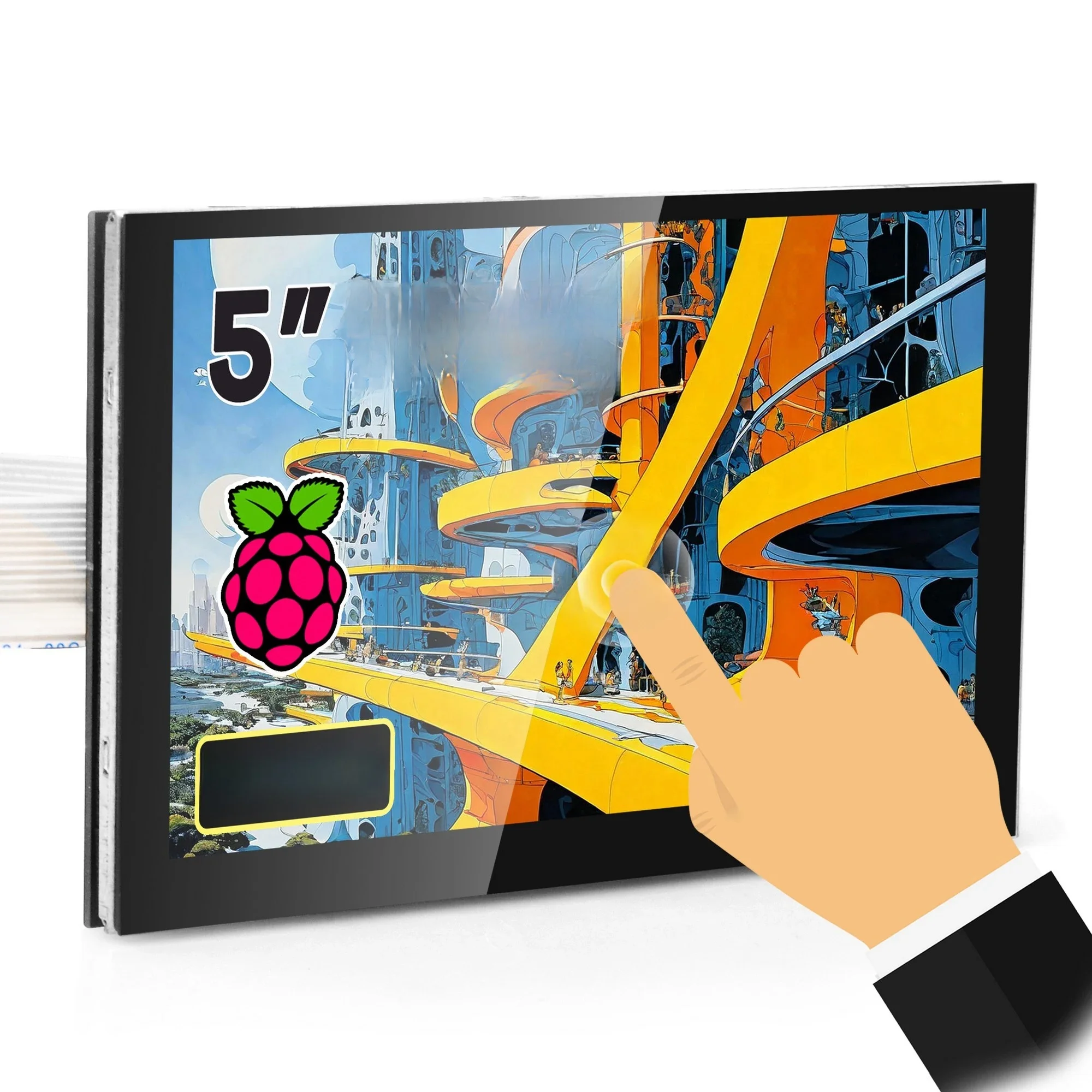 OSOYOO 5-calowy RPi5 DSI pojemnościowy ekran dotykowy Monitor LCD dla Raspberry Pi 5 4 2 3 3B + — zdjęcie produktu 7