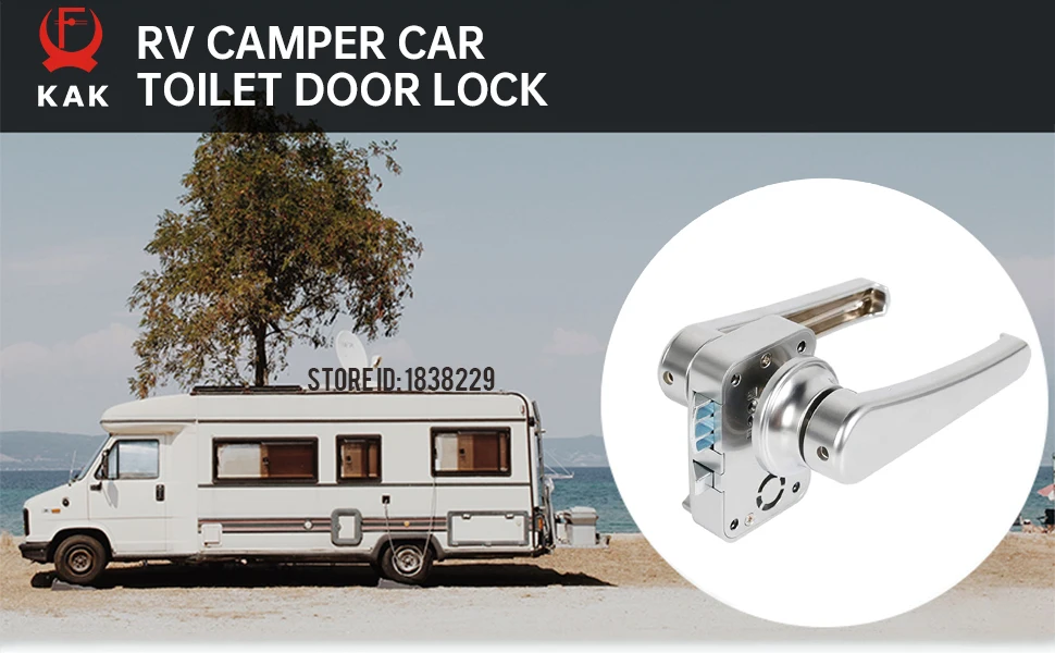 Serrure Universelle Porte Caravane / Camping-Car – Cylindre De Sécurité En Alliage De Zinc, Robuste Et Antivol