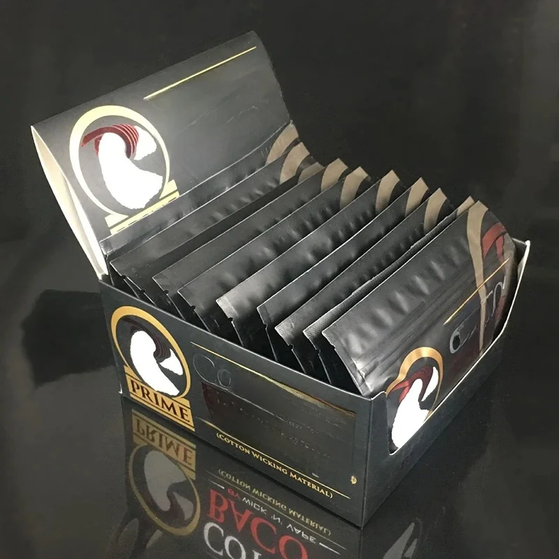 Paquet de 10 pièces de coton biologique portable pour Z192.X RTA Kylin BSKR, 100% coton Bcopropriété, profil de lapin, maille RDA RTA, 2.0