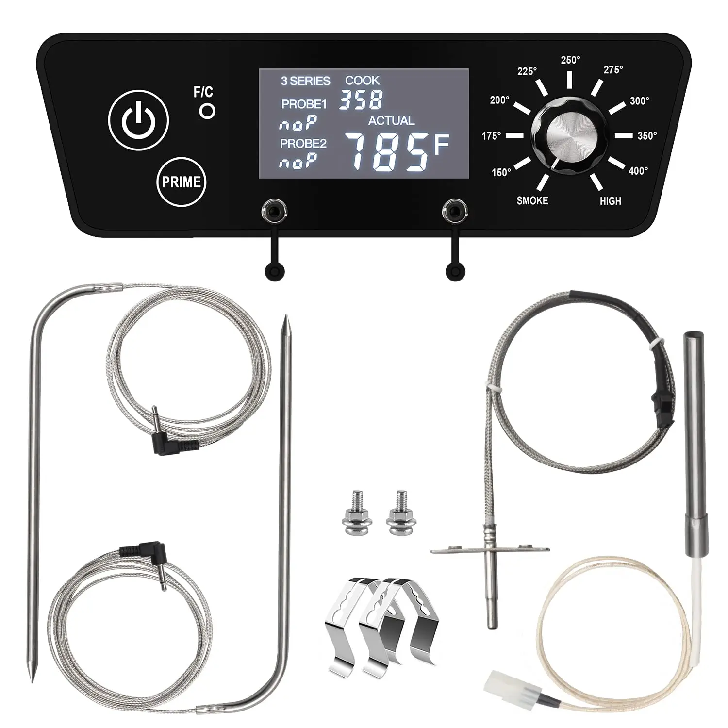 Digital W/LCD Display Control Board Replacement Parts Kit Compatible with P7-3.5/PBV3P1 Pit BOSS 3 Series Vertical Pellet Smoker