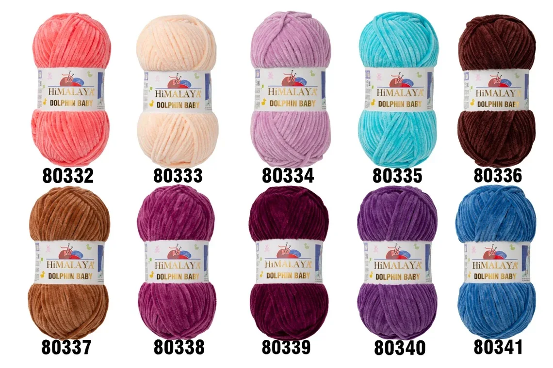 Himalaya Dolphin Baby Yarn Soft Super Bulky Very Thick Knitting Crochet  Amigurumi Wool cotton yarn is a useful multi-coloured