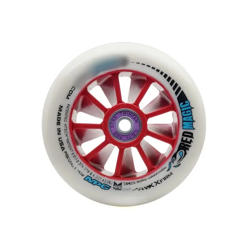 Zaawansowane wyścigi uliczne 110mm 100mm 90mm do jazdy na łyżwach dla MPC czerwone magiczne łyżwy prędkość liniowa XXFirm zwijane buty ILQ11 6/8 — zdjęcie 2