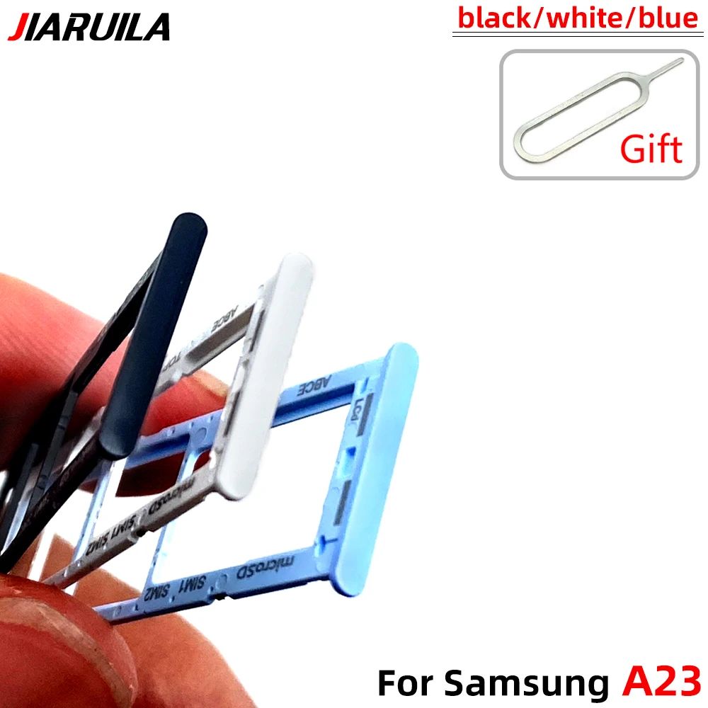 Sim Card Tray Slot Adapter For Samsung A23 Phone SIM Chip Micro SD Card Drawer Holder