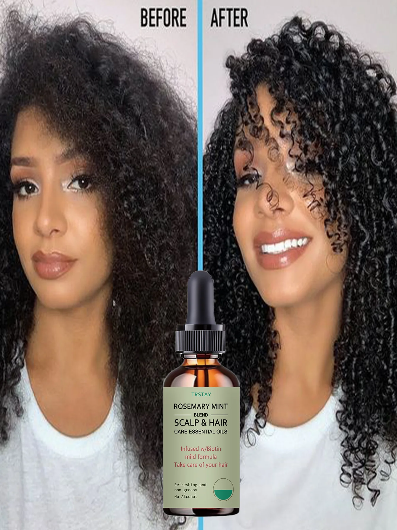 Moisturizing Lock Water Smooth Protective Essential Oil for Hair Treatment Deeply Nourishes Strengthens Roots Prevents Breakage - Image 3