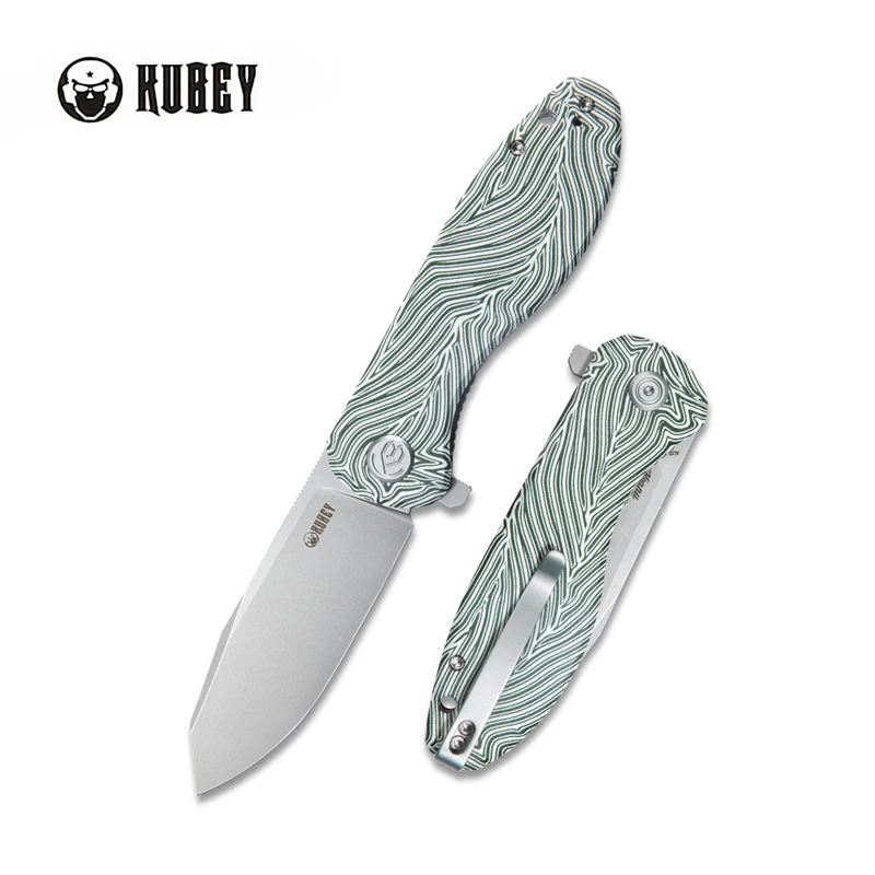 Kubey knife ku358 Master Chief Folding knife Japan Aus-10 steel blade G10 handle outdoor survival knife