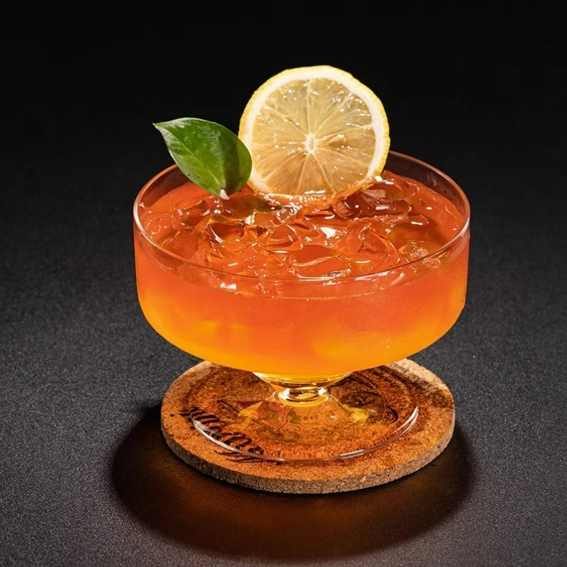 Creative Short Leg Cocktail Glasses Wide Mouth Martini Glass Margarita Cup Cocktail Glass Drink Cups Bar Party Accessories