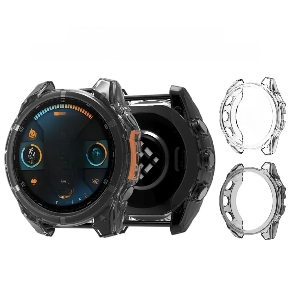 Przezroczyste etui ochronne TPU do Garmin Fenix 8 47mm 51mm Fenix8 Miękka silikonowa osłona ochronna Akcesoria do zegarków — 2