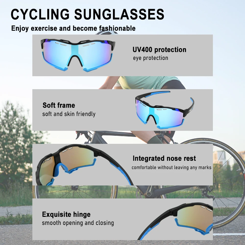 Photochromic Sunglasses Men\'s Women Sports Cycling Glasses Road Running Goggles MTB Bike Bicycle Mtb Eyewear For Driving