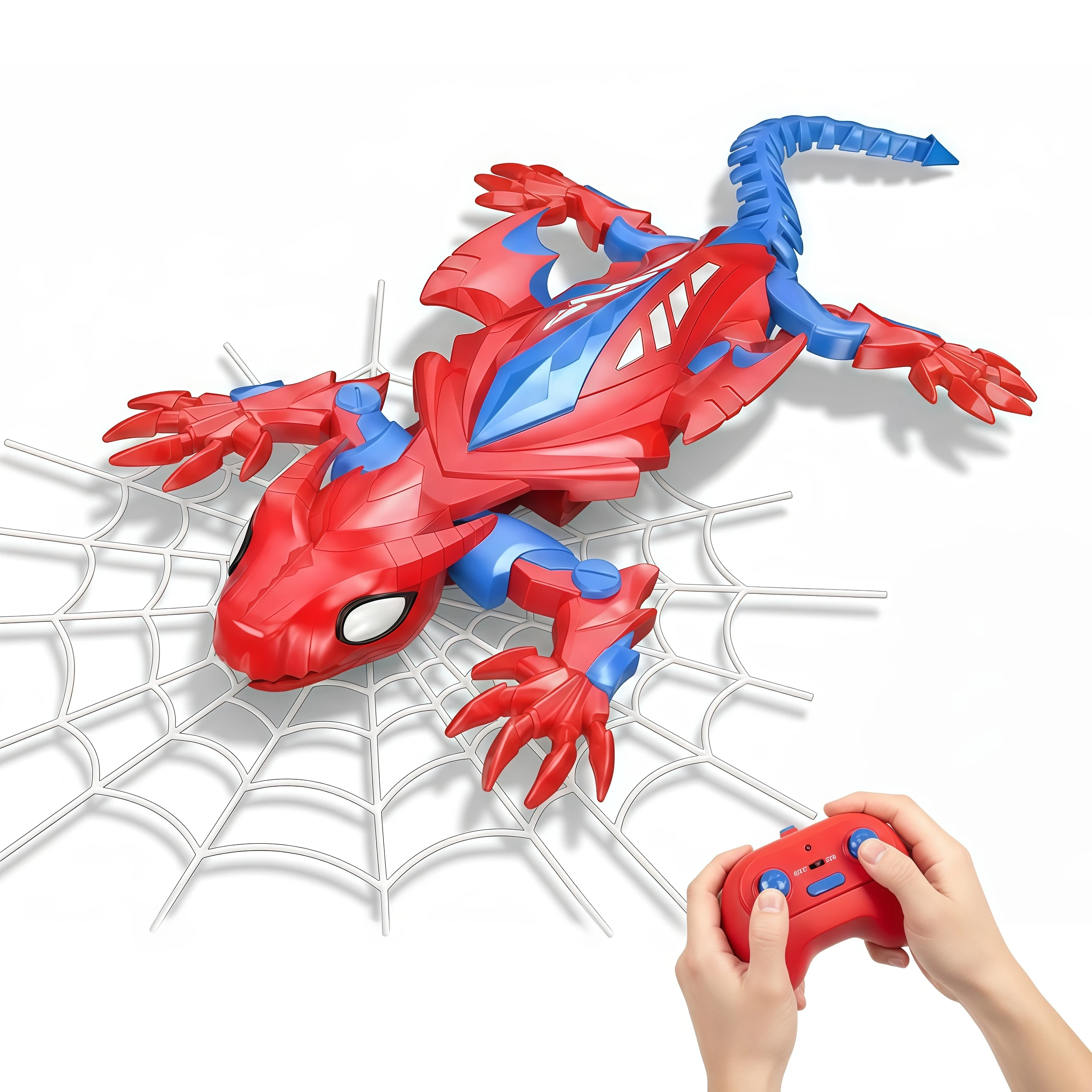 Hotfree Wall Crawler Gecko Lizard, Rechargeable Remote Control Robot Kids Toys, Spider RC Wall Climbing Funny Prank Toys