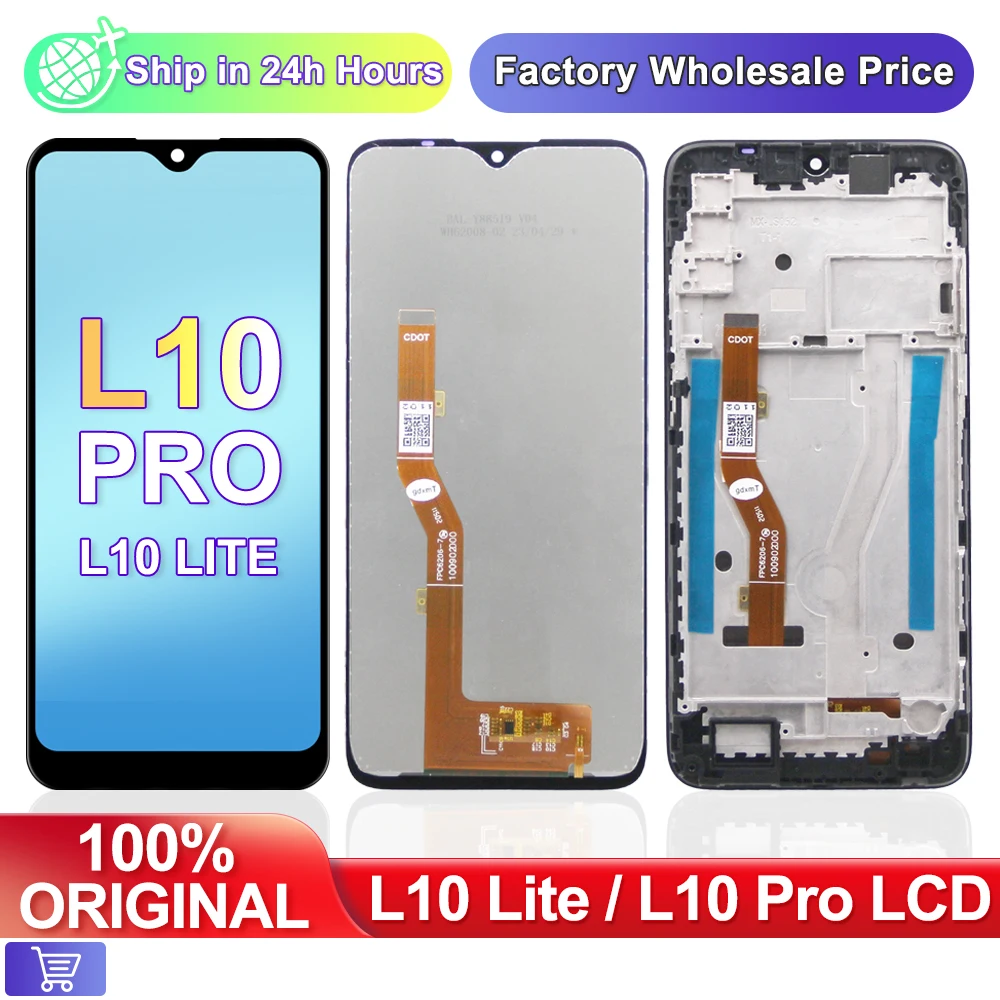 

6.22" Original Display For TCL L10 Lite LCD Display With Frame Touch Digitizer Assembly For TCL L10 Pro Screen Replacement