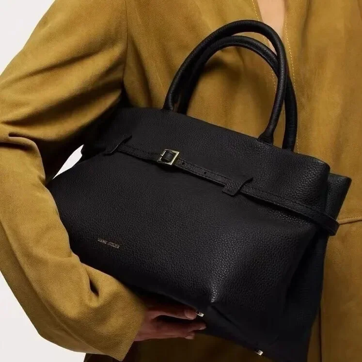 2025 New Fashion Vintage Tote With Large Capacity High-end Feel Fashionable Shopping Women's Top Handle Bags сумка на плечо — 2