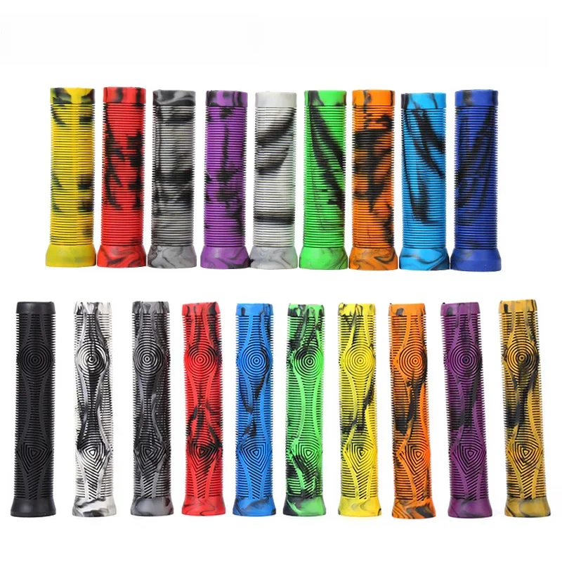 AliExpress BUCKLOS 160/125mm Length Bicycle Grips Rubber Scooter Bike Cuffs Fit 22.2mm Longneck Bars Grip Universal Mtb Handle Covers Cycling Parts