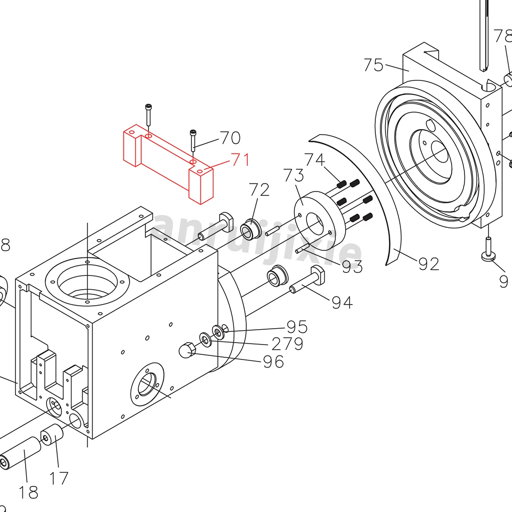 Spindle Box Paneling  for SIEG SX3&JET JMD-3&BusyBee CX611&Grizzly G0619 Lathe spares