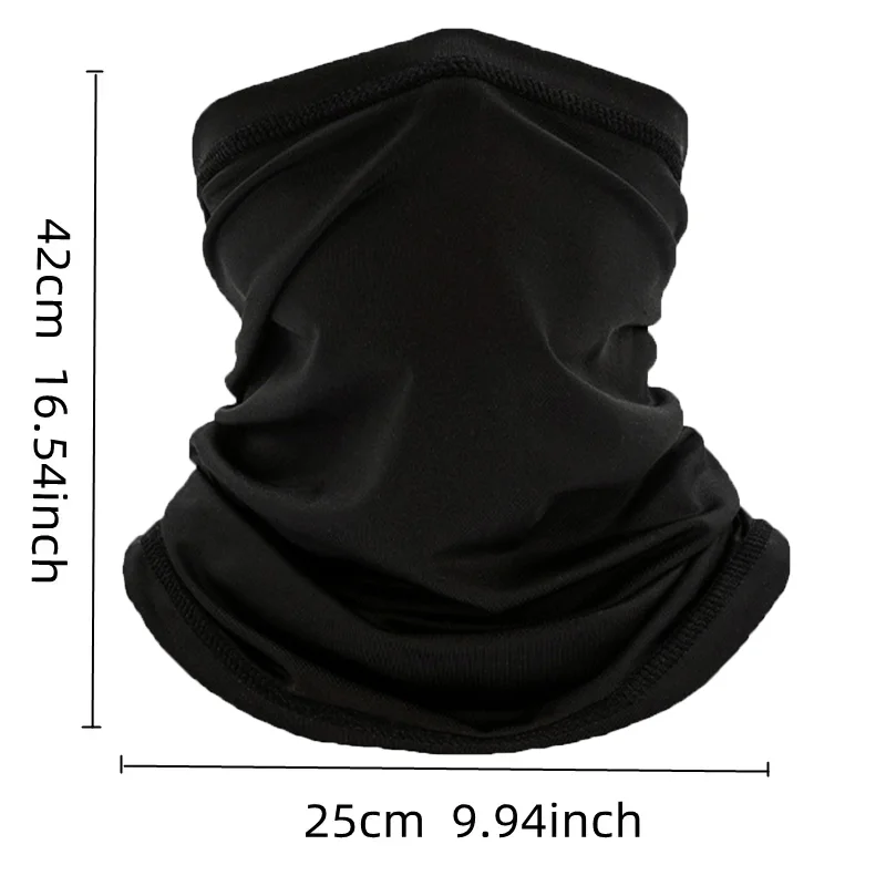 Summer UV Protection Cycling Face Mask High Elastic Seamless Buffs Gaiter Headband Cycling Mountaineering Face Shield Men Scarf