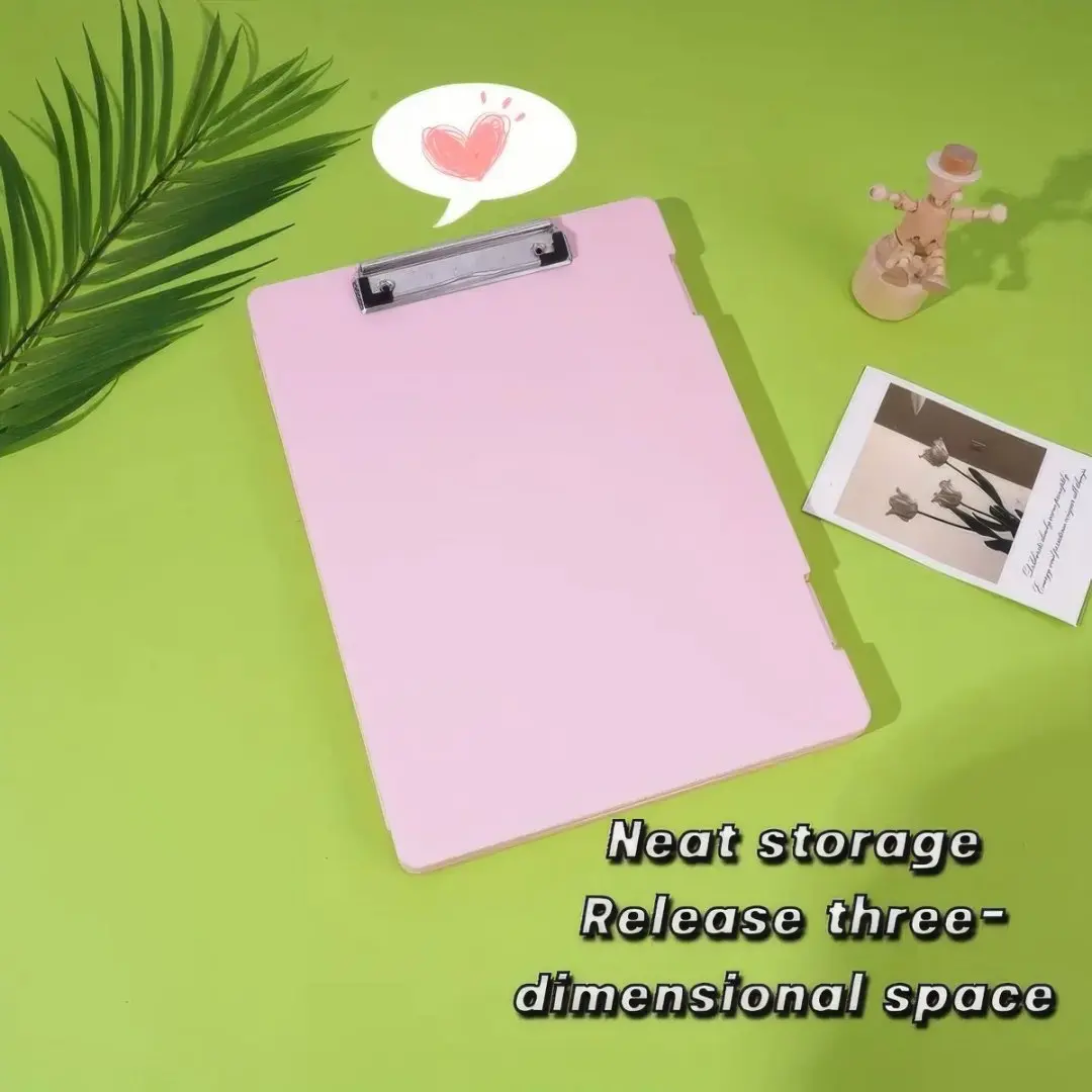 2PCS Premium Plastic A4 File Organizer Binder - Secure Lock & Safety Seal, Heavy-Duty Rectangular Design