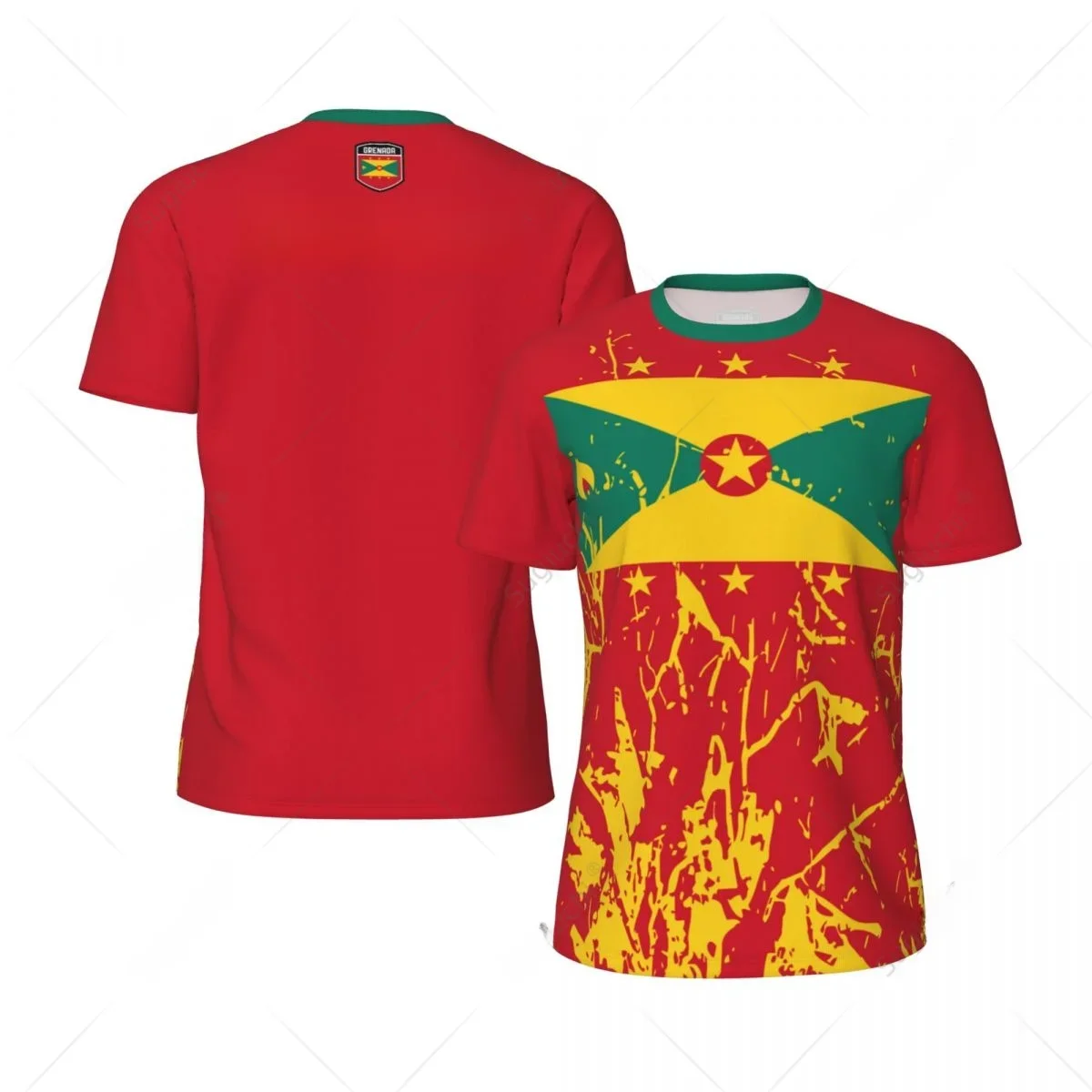 AliExpress Sugiuchi Exclusive design Grenada Flag Grain 3D Printed Men For Running Bike Soccer Tennis Fitness Sports