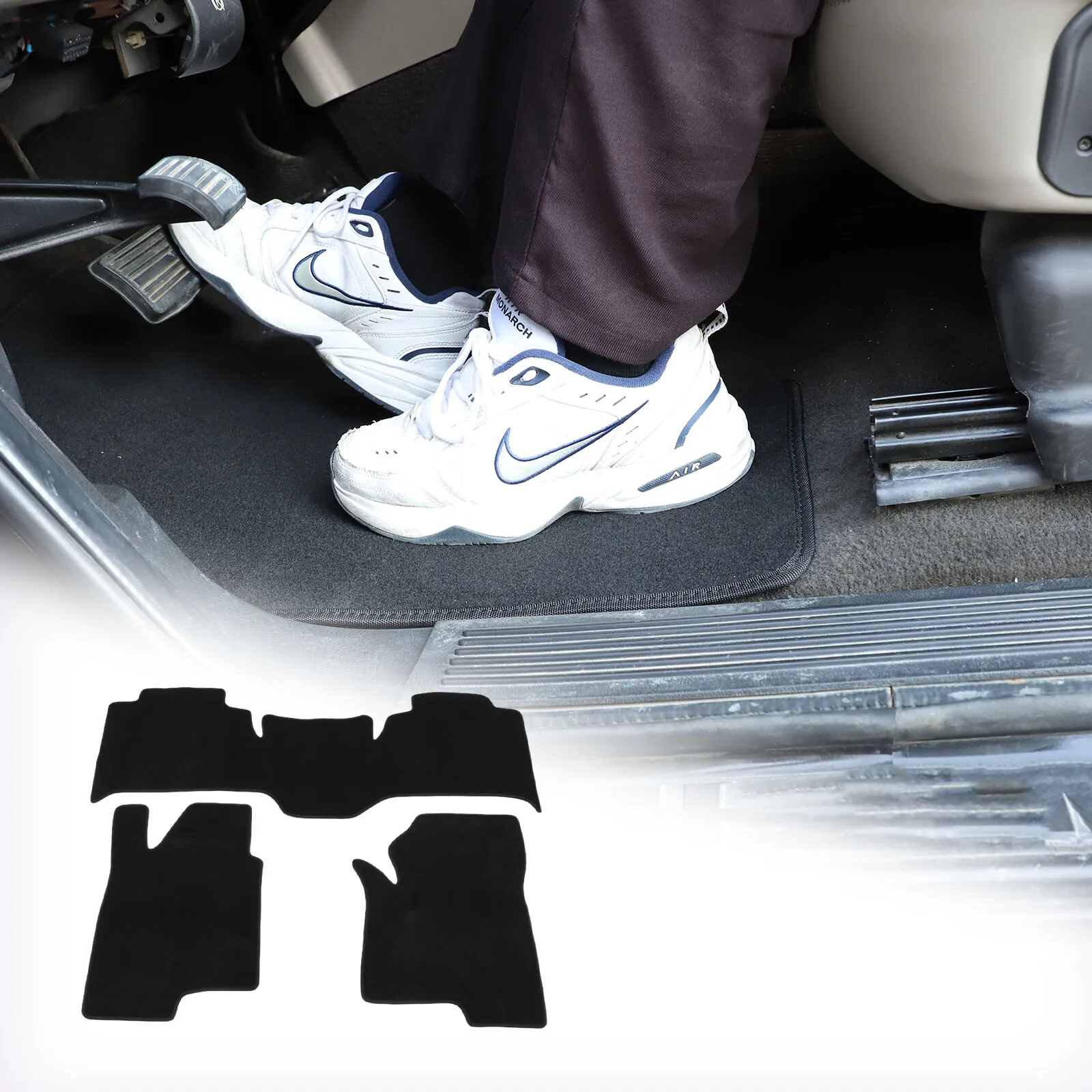 

Car Floor Mat for Hummer H2 2003-2009 H3 2003-2009 Original Car Suede Interior Details Accessories Carpet
