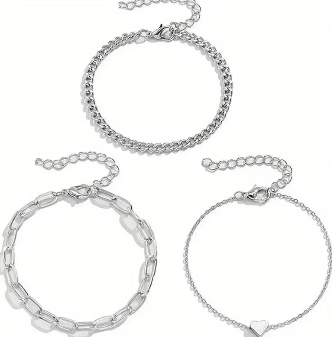 قابل للتعديل الشرير الأفعى العظام سلسلة سوار مع قلادة القلب. البوهيمي متعدد الطبقات الذهبي لهجة سلسلة مجوهرات للنساء، منفعل الرجعية