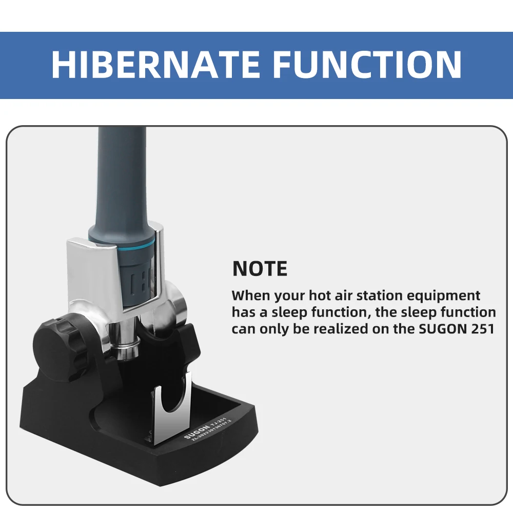 SUGON 251 Hot Air Rework Station Original Handle Bracket Heat Gun Handle Frame Replacement Parts For 8650 8630 Pro 8620DX 8610DX