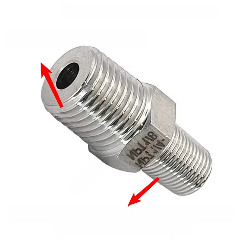 1/4 "NPT mâle à M6 M10-20 1/8" 1/4 "3/8" -1 "BSP NPT mâle raccord de mamelon hexagonal 304 adaptateur de raccord de tuyau en acier inoxydable connecter