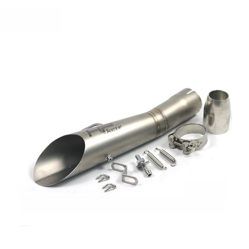 AliExpress NONE 51mm Motorcycle Exhaust Pipe Motocross Dirt Pit Bike Muffler Escape Moto Racing GP for Yamaha R6 R3 R25 MT 03 CBR600RR Duke 390