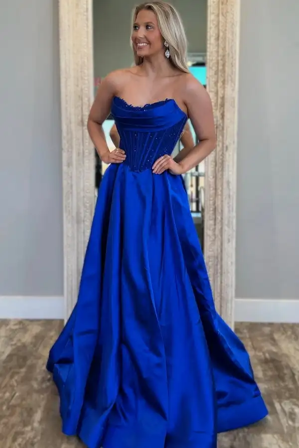 Customized A Line Women Evening Dresses Sequins Appliques Prom Birthday Party Gowns Formal Occasion Vestido De Noche